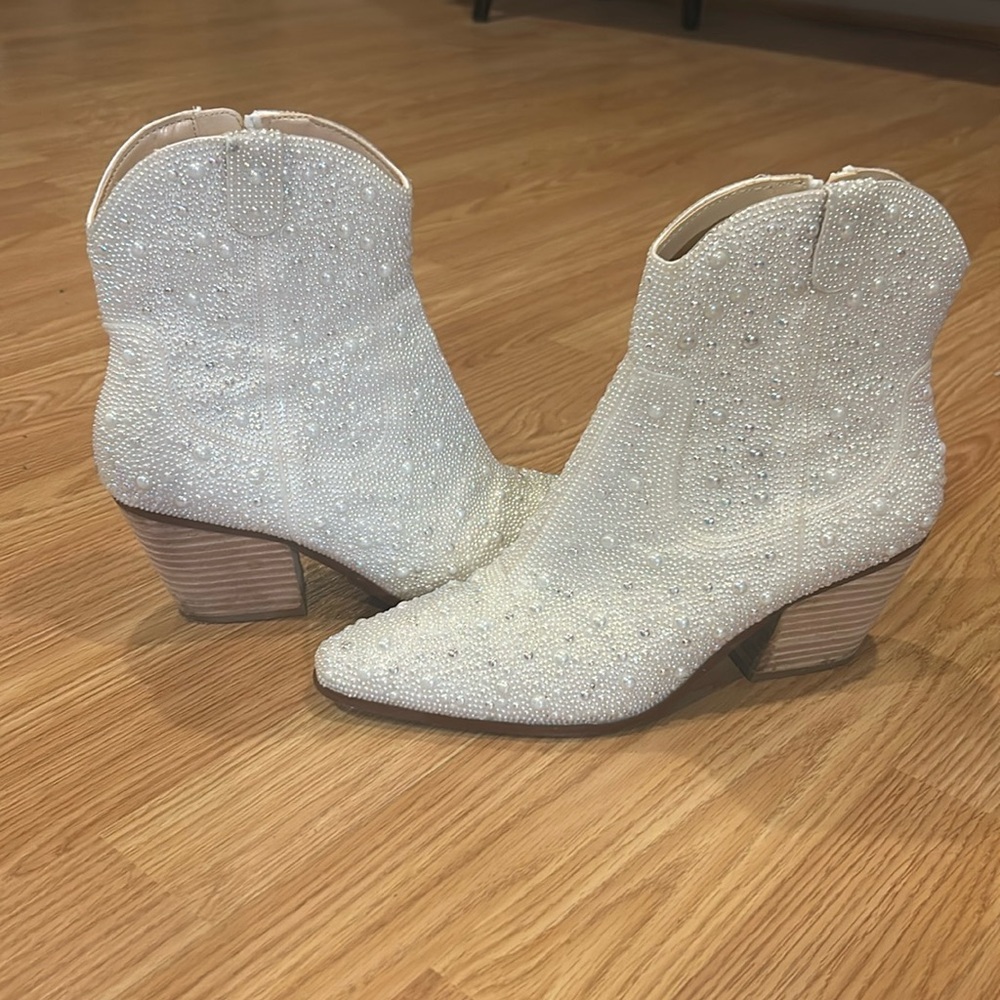Betsey Johnson Emory Rhinestone Boot - Picture 3 of 6